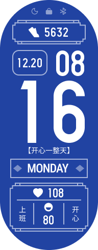 Xiaomi Smart Band 8 手表表盘