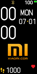 Xiaomi Mi Band 4 手表表盘