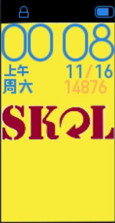 Xiaomi Mi Band 4 手表表盘
