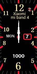 Xiaomi Mi Band 4 手表表盘