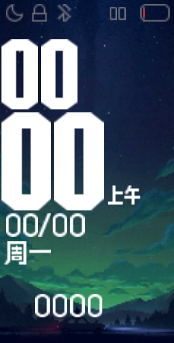 Xiaomi Mi Band 4 手表表盘