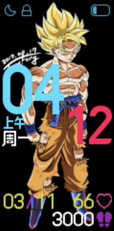 Xiaomi Mi Band 4 手表表盘