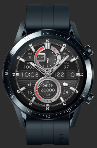 华为Huawei Watch GT/GT 2 46mm GT / GT 2 46mm手表表盘