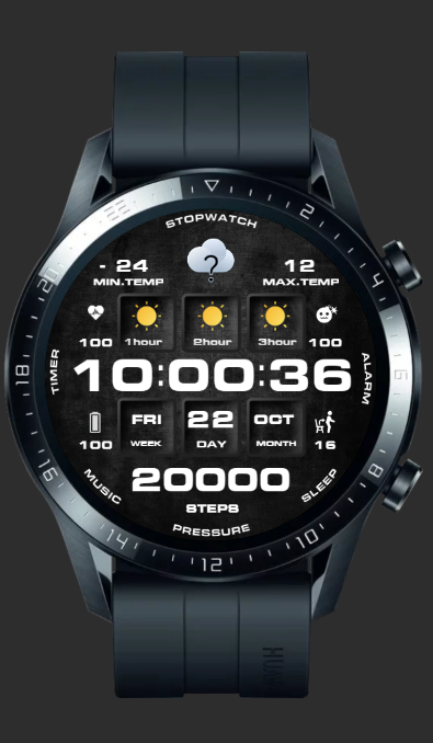 华为Huawei Watch GT/GT 2 46mm GT / GT 2 46mm手表表盘