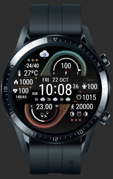 华为Huawei Watch GT/GT 2 46mm GT / GT 2 46mm手表表盘