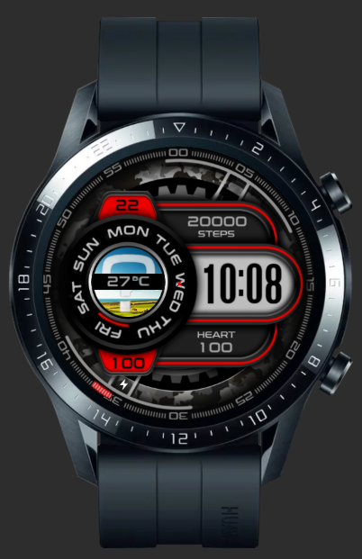 华为Huawei Watch GT/GT 2 46mm GT / GT 2 46mm手表表盘