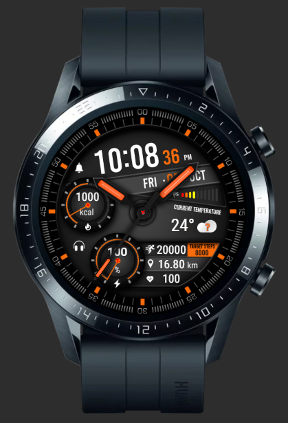 华为Huawei Watch GT/GT 2 46mm GT / GT 2 46mm手表表盘