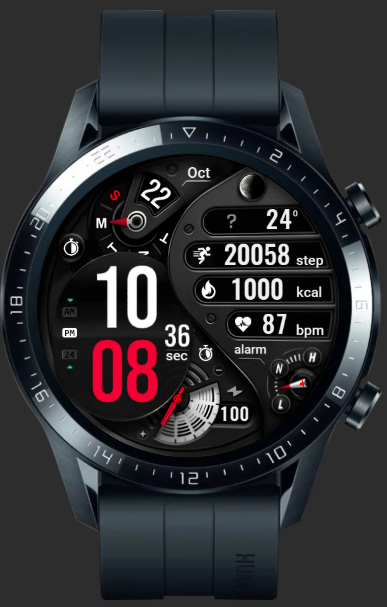华为Huawei Watch GT/GT 2 46mm GT / GT 2 46mm手表表盘