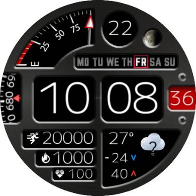 华为Huawei Watch GT/GT 2 46mm GT / GT 2 46mm手表表盘