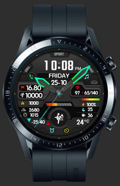 华为Huawei Watch GT/GT 2 46mm GT / GT 2 46mm手表表盘