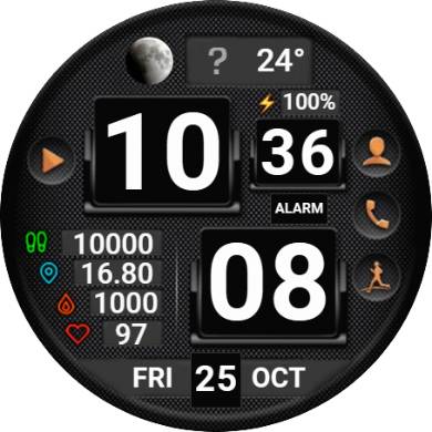 华为Huawei Watch GT/GT 2 46mm GT / GT 2 46mm手表表盘