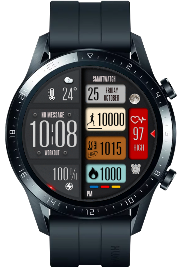 华为Huawei Watch GT/GT 2 46mm GT / GT 2 46mm手表表盘
