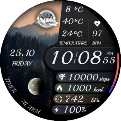 华为Huawei Watch GT/GT 2 46mm GT / GT 2 46mm手表表盘