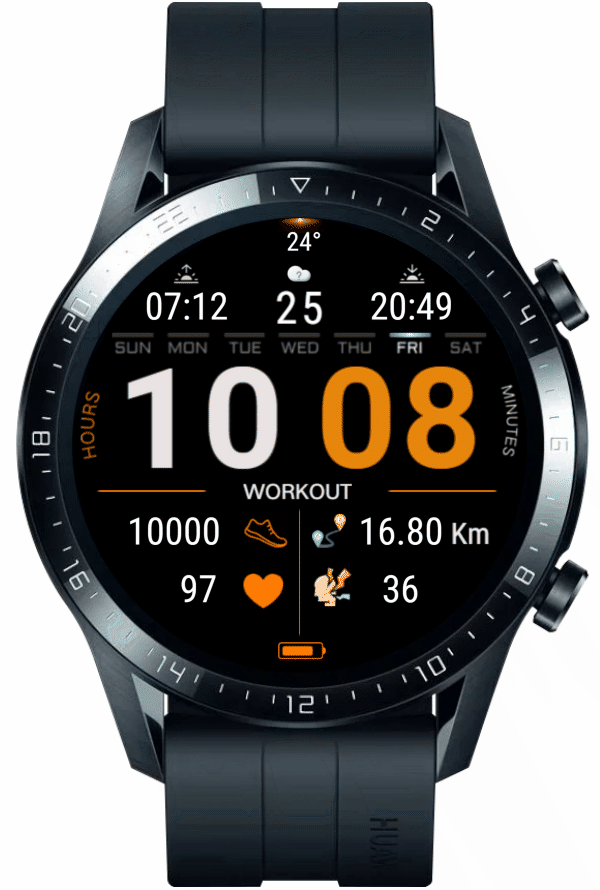 华为Huawei Watch GT/GT 2 46mm GT / GT 2 46mm手表表盘