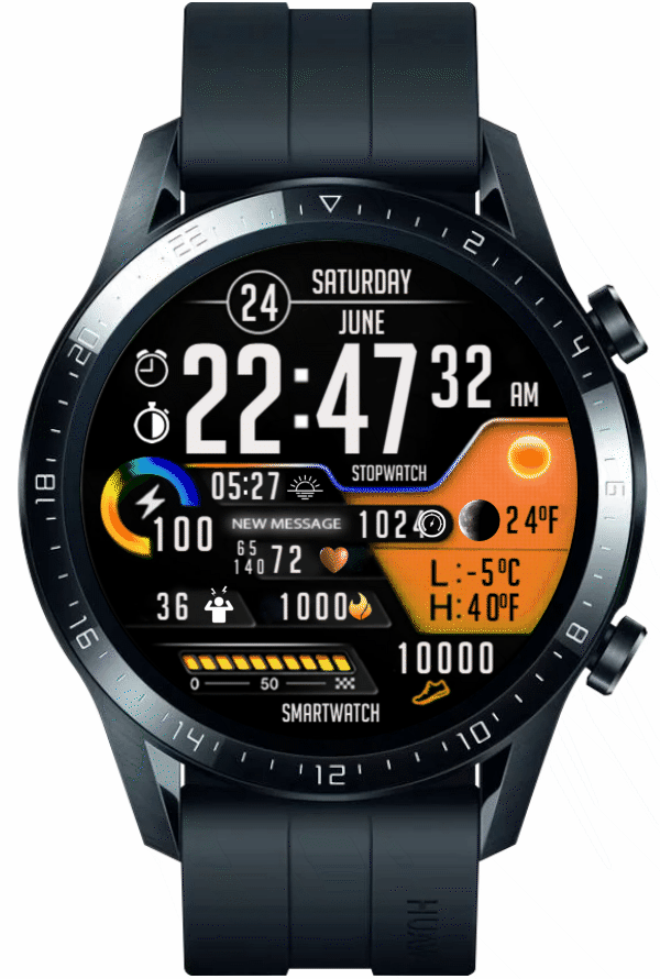 华为Huawei Watch GT/GT 2 46mm GT / GT 2 46mm手表表盘