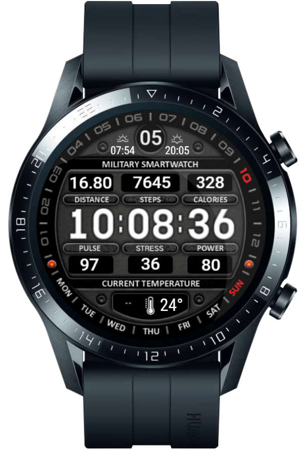 华为Huawei Watch GT/GT 2 46mm GT / GT 2 46mm手表表盘