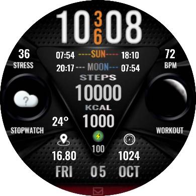 华为Huawei Watch GT/GT 2 46mm GT / GT 2 46mm手表表盘