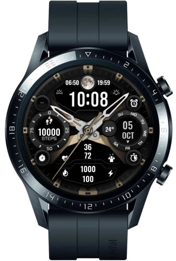 华为Huawei Watch GT/GT 2 46mm GT / GT 2 46mm手表表盘