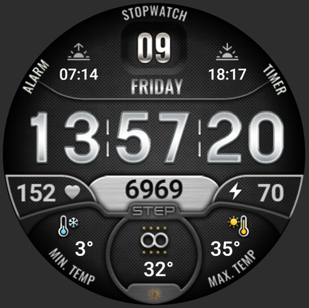 华为Huawei Watch GT/GT 2 46mm GT / GT 2 46mm手表表盘