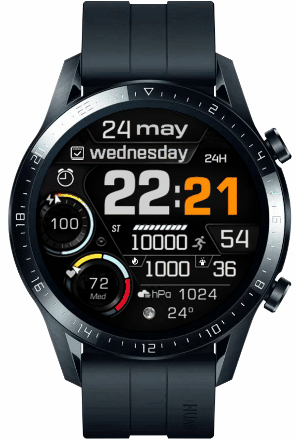 华为Huawei Watch GT/GT 2 46mm GT / GT 2 46mm手表表盘