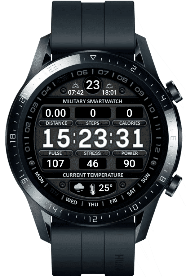 华为Huawei Watch GT/GT 2 46mm GT / GT 2 46mm手表表盘