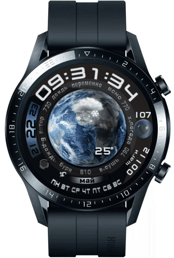 华为Huawei Watch GT/GT 2 46mm GT / GT 2 46mm手表表盘