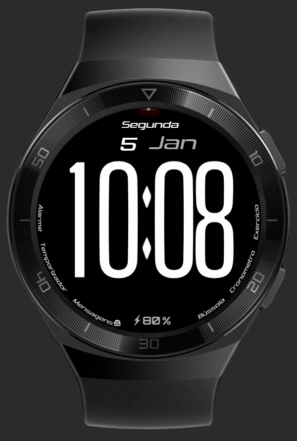 华为Huawei Watch GT/GT 2 46mm GT / GT 2 46mm手表表盘