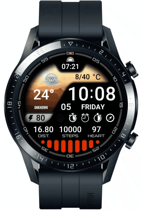 华为Huawei Watch GT/GT 2 46mm GT / GT 2 46mm手表表盘