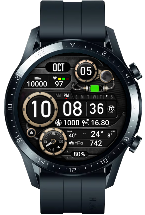华为Huawei Watch GT/GT 2 46mm GT / GT 2 46mm手表表盘