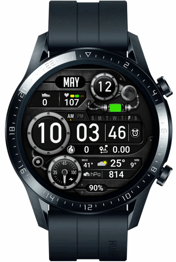 华为Huawei Watch GT/GT 2 46mm GT / GT 2 46mm手表表盘