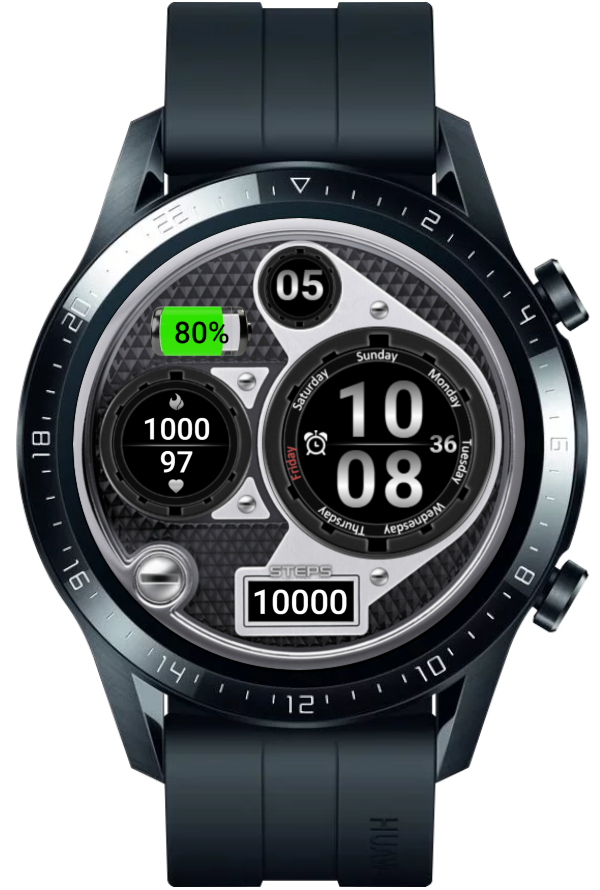 华为Huawei Watch GT/GT 2 46mm GT / GT 2 46mm手表表盘