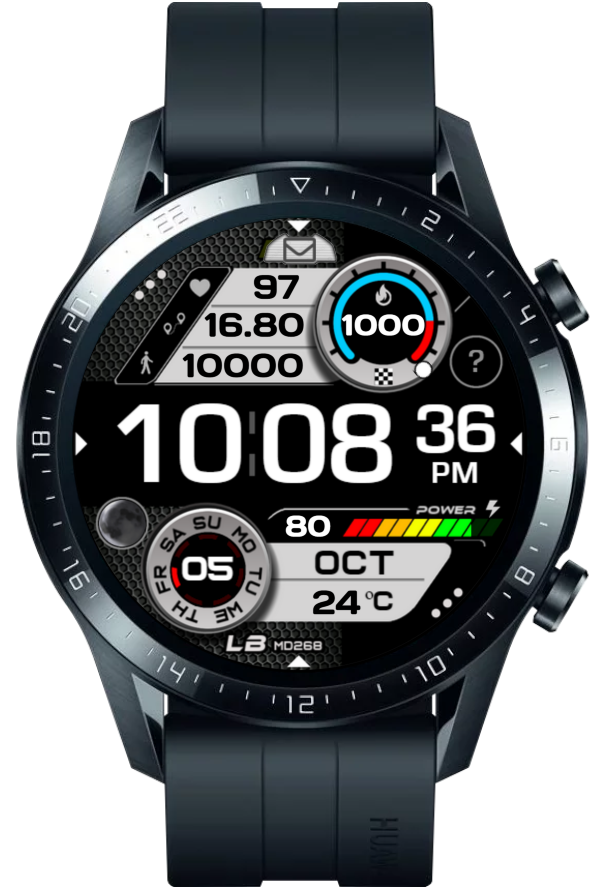 华为Huawei Watch GT/GT 2 46mm GT / GT 2 46mm手表表盘