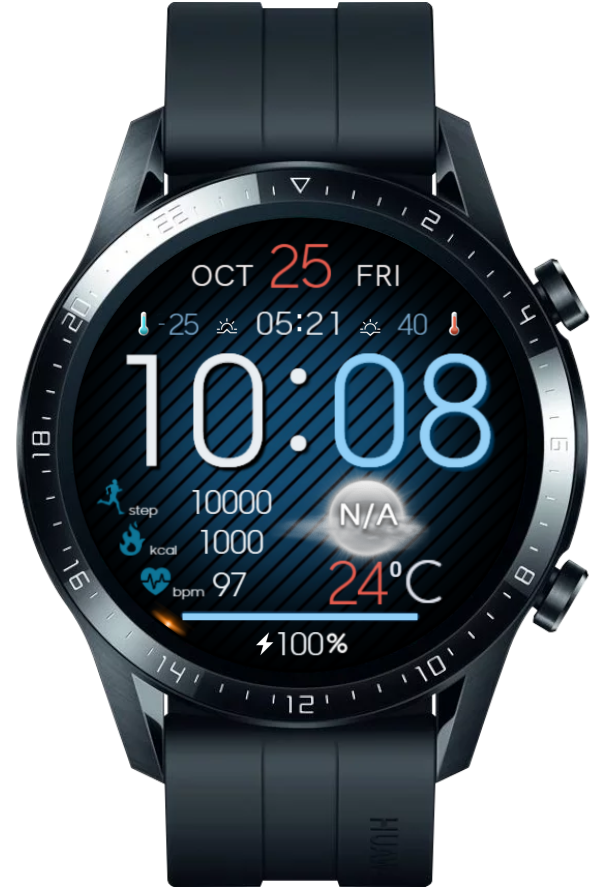 华为Huawei Watch GT/GT 2 46mm GT / GT 2 46mm手表表盘