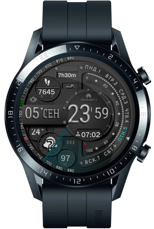 华为Huawei Watch GT/GT 2 46mm GT / GT 2 46mm手表表盘