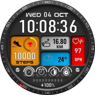 华为Huawei Watch GT/GT 2 46mm GT / GT 2 46mm手表表盘