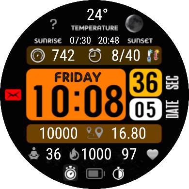 华为Huawei Watch GT/GT 2 46mm GT / GT 2 46mm手表表盘