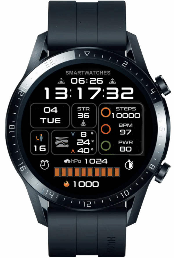 华为Huawei Watch GT/GT 2 46mm GT / GT 2 46mm手表表盘