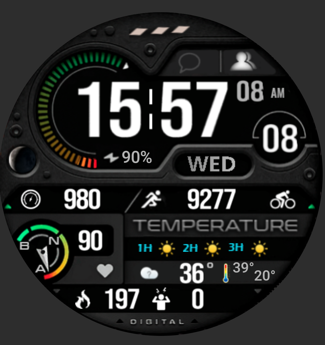 华为Huawei Watch GT/GT 2 46mm GT / GT 2 46mm手表表盘