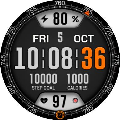 华为Huawei Watch GT/GT 2 46mm GT / GT 2 46mm手表表盘