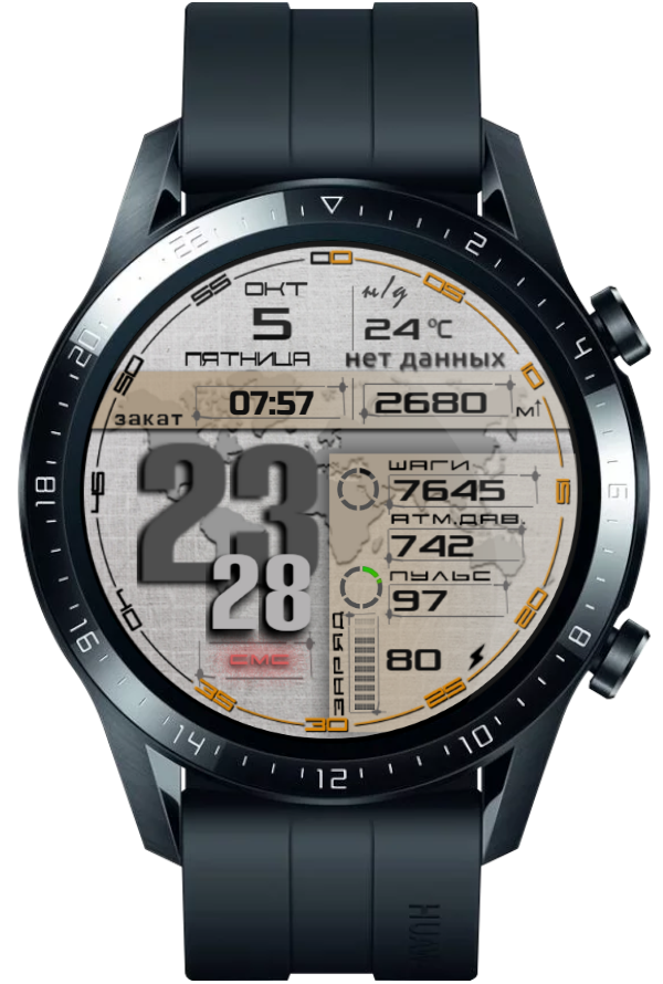 华为Huawei Watch GT/GT 2 46mm GT / GT 2 46mm手表表盘
