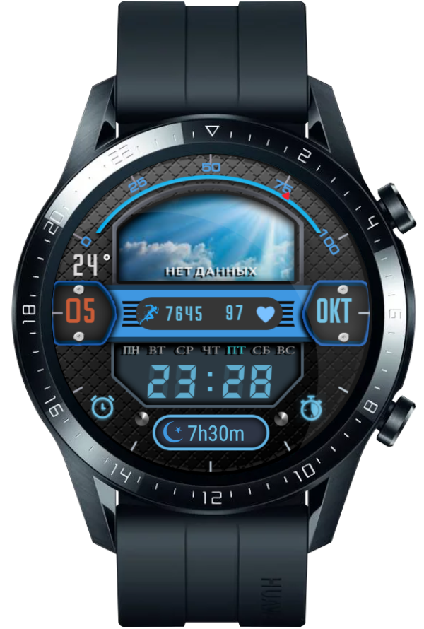 华为Huawei Watch GT/GT 2 46mm GT / GT 2 46mm手表表盘