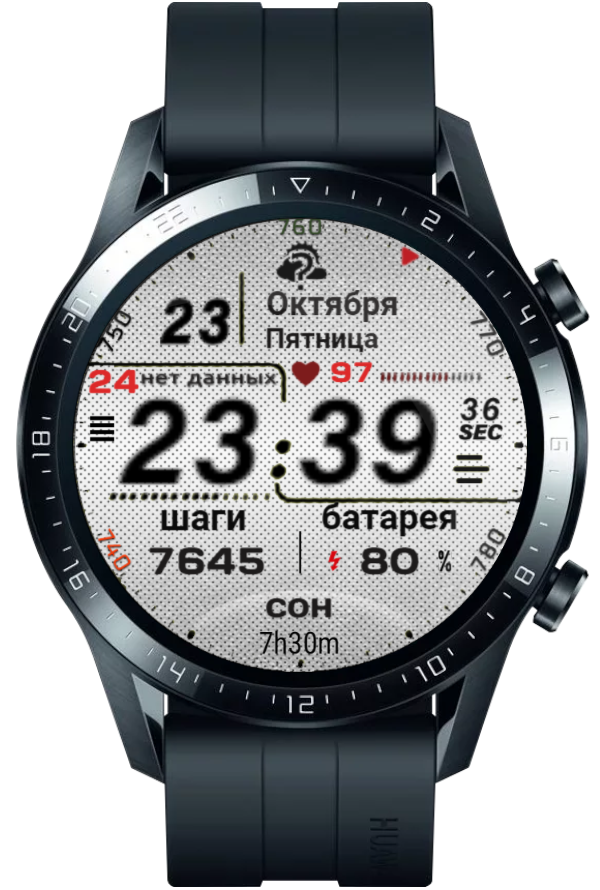 华为Huawei Watch GT/GT 2 46mm GT / GT 2 46mm手表表盘