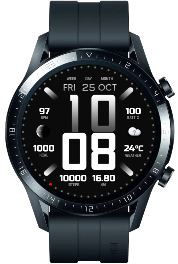 华为Huawei Watch GT/GT 2 46mm GT / GT 2 46mm手表表盘