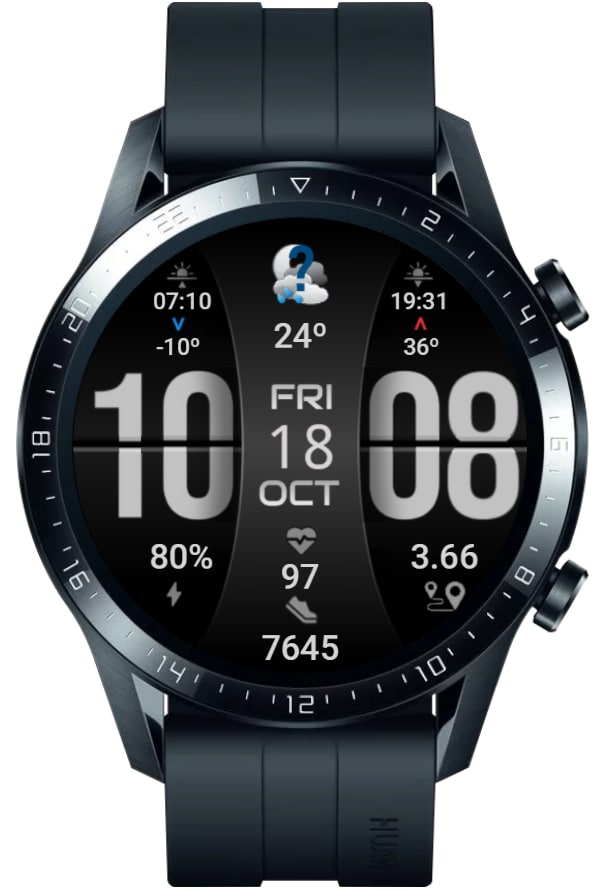 华为Huawei Watch GT/GT 2 46mm GT / GT 2 46mm手表表盘