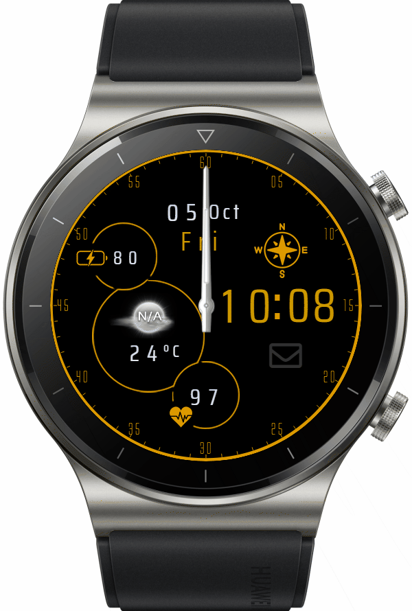 华为Huawei Watch GT/GT 2 46mm GT / GT 2 46mm手表表盘