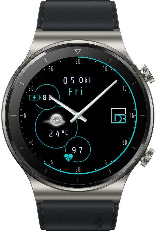 华为Huawei Watch GT/GT 2 46mm GT / GT 2 46mm手表表盘