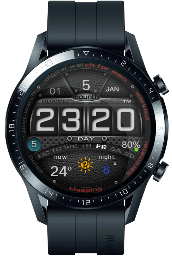 华为Huawei Watch GT/GT 2 46mm GT / GT 2 46mm手表表盘