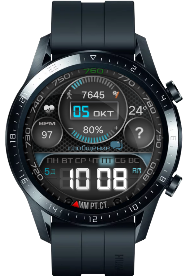 华为Huawei Watch GT/GT 2 46mm GT / GT 2 46mm手表表盘