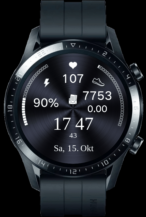 华为Huawei Watch GT/GT 2 46mm GT / GT 2 46mm手表表盘