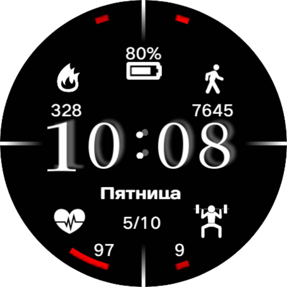 华为Huawei Watch GT/GT 2 46mm GT / GT 2 46mm手表表盘